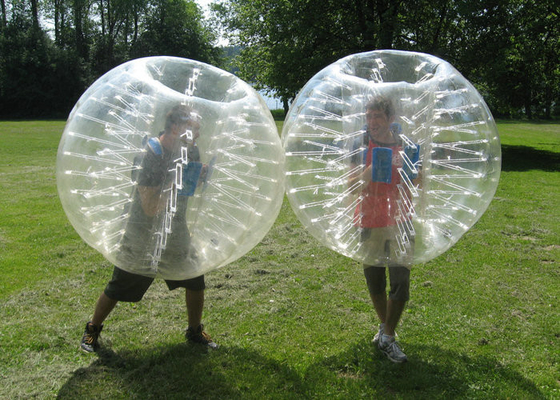 पारदर्शी Inflatable बम्पर बॉल, मानव बबल गेंद टिकाऊ प्लेटो पीवीसी
