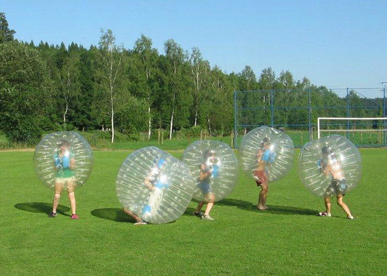 पारदर्शी Inflatable बम्पर बॉल, मानव बबल गेंद टिकाऊ प्लेटो पीवीसी