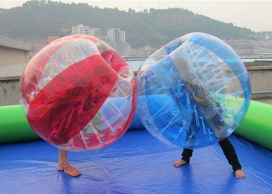 बच्चों / वयस्क Inflatable बबल गेंद टिकाऊ प्लेटो पीवीसी मानव उछालभरी गेंद