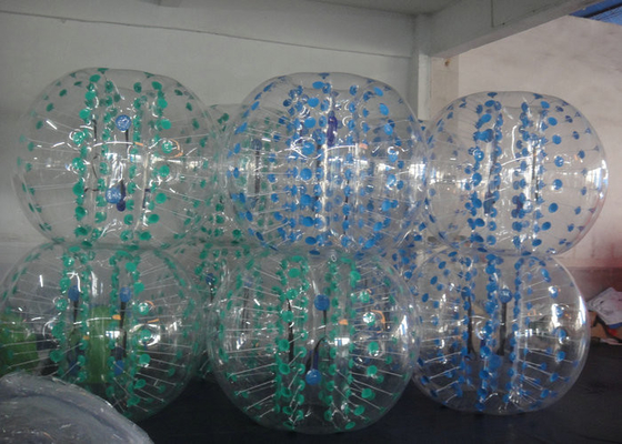 आउटडोर रोमांचक Inflatable बुलबुला गेंद 0.8 मिमी पीवीसी हीट वेल्डिंग कारीगरी