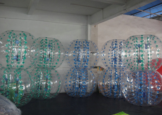 आउटडोर रोमांचक Inflatable बुलबुला गेंद 0.8 मिमी पीवीसी हीट वेल्डिंग कारीगरी