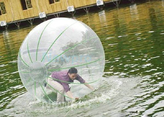मनोरंजन पार्क Inflatable बुलबुला गेंद 1.0 मिमी पीवीसी सामग्री पैच के साथ मोटी
