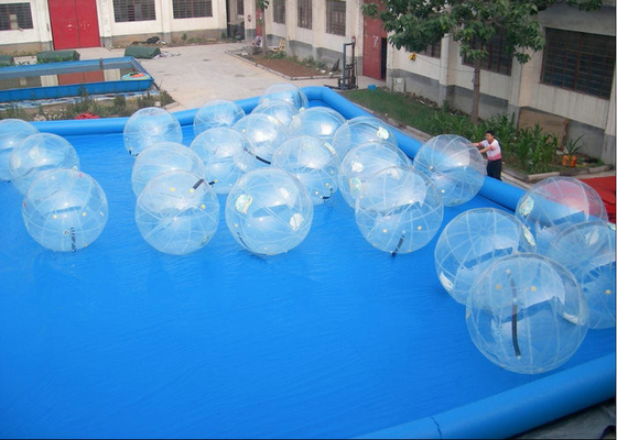 एक्वा चलना Inflatable आउटडोर खिलौने 1.0 मिमी मोटाई पीवीसी / टीपीयू बड़े आकार