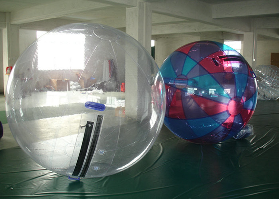 साफ TPU Inflatable बुलबुला गेंद 1.8m - 3.0.एम व्यास के लिए पानी चलना