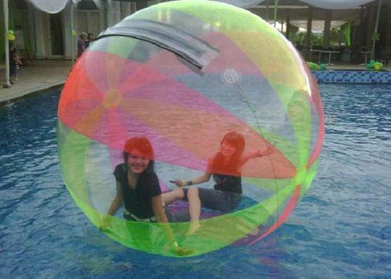 सुरक्षा रस्सी कनेक्शन Inflatable चलना गेंद, पानी बुलबुला 2.0m 2.5m व्यास पर चलो