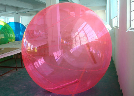 जर्मन टी के साथ 1.0 मिमी मोटाई Inflatable बबल बॉल पाठ मुद्रण - ज़िप ज़िप