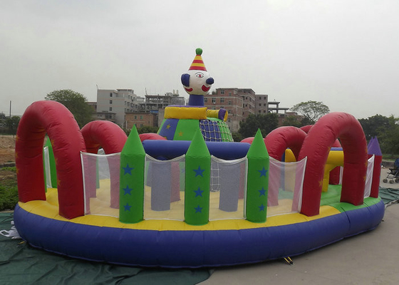 आउटडोर Inflatable पानी पार्क आसान रखरखाव 10mx8m 12mx9m आयाम
