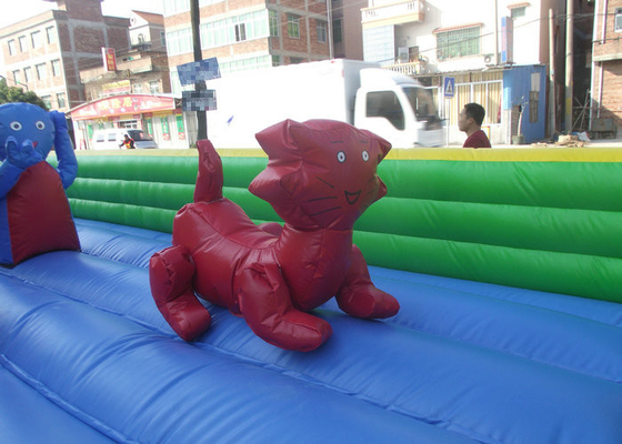 अधिकतर Inflatable मनोरंजन पार्क उच्च सुरक्षा सामग्री उछालभरी जूमिंग कैसल