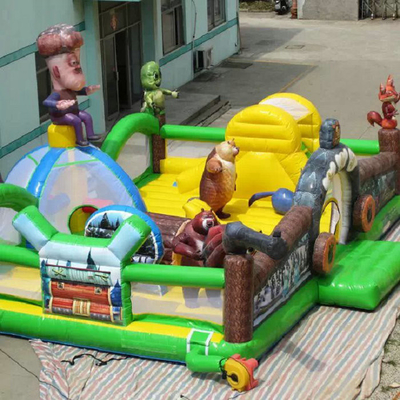 पीवीसी तिरपाल Inflatable मनोरंजन पार्क पशु भालू चिड़ियाघर थीम डिजिटल मुद्रण