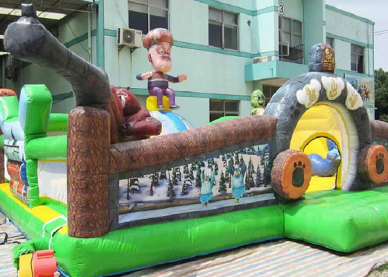 पीवीसी तिरपाल Inflatable मनोरंजन पार्क पशु भालू चिड़ियाघर थीम डिजिटल मुद्रण
