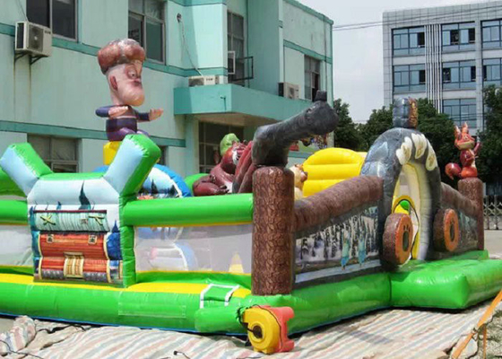 पीवीसी तिरपाल Inflatable मनोरंजन पार्क पशु भालू चिड़ियाघर थीम डिजिटल मुद्रण