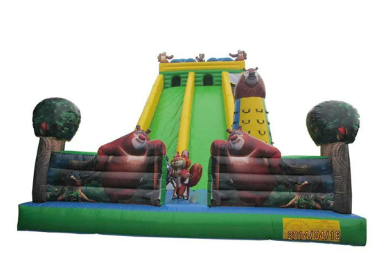 फ़्रेम रिटर्डेन्ट इफ़्लैटेबल प्ले पार्क, विशालकाय Inflatable कैसल नमूना आदेश स्वीकार्य