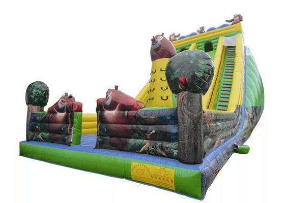 फ़्रेम रिटर्डेन्ट इफ़्लैटेबल प्ले पार्क, विशालकाय Inflatable कैसल नमूना आदेश स्वीकार्य