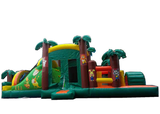 वन पर्यावरण Inflatable मनोरंजन पार्क चमकीला पैटर्न मुद्रण आईओ 001