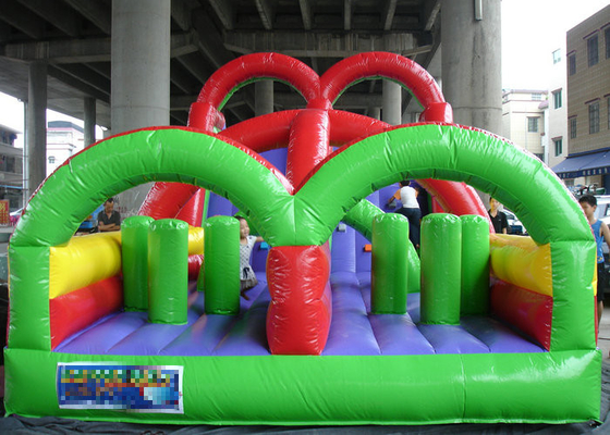 रंगीन मुद्रित Inflatable मनोरंजन पार्क OEM अनुकूलित EN71 सीए स्वीकृत