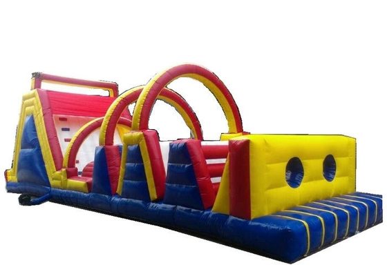 कस्टम मेड विशाल Inflatable बाधा कोर्स बच्चों के लिए सुरक्षित पीवीसी Tarp उछालभरी