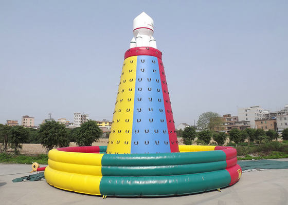 उच्च सुरक्षा Inflatable रॉक क्लाइम्बिंग दीवार, Inflatable इंटरएक्टिव खेलों यूवी सुरक्षात्मक