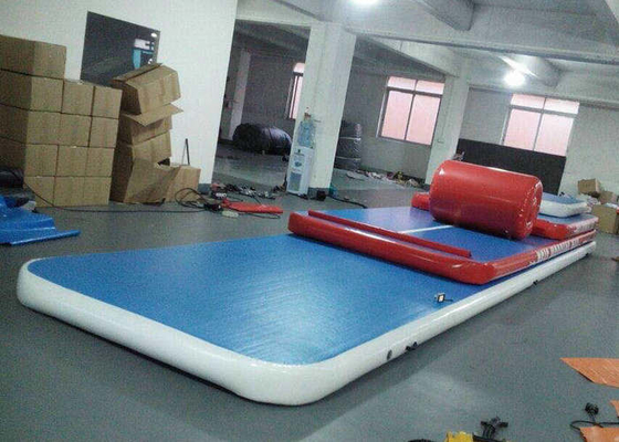 रिसाव सबूत Inflatable टम्बल ट्रैक जिमनास्टिक्स चीअरलीडिंग Inflatable चटाई 1.8m चौड़ाई