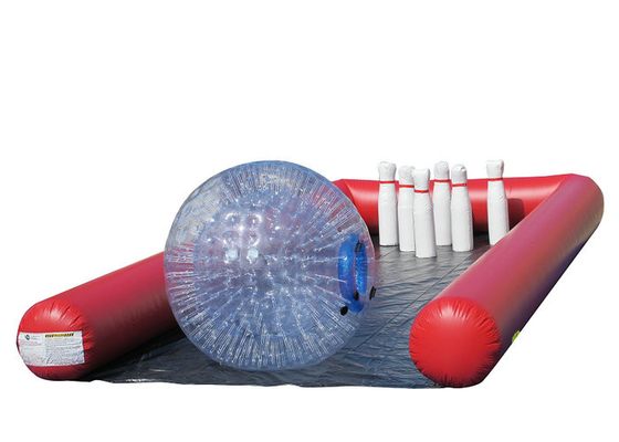 उत्कृष्ट लचीलापन Inflatable खेल खिलौने टिकाऊ ज़िपर Inflatable बॉलिंग खेल