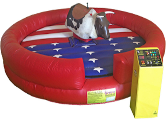 2 साल की वारंटी Inflatable राइडिंग एरिना, अस्तबल बुल सवारी मशीन के साथ Inflatable खेल खेल