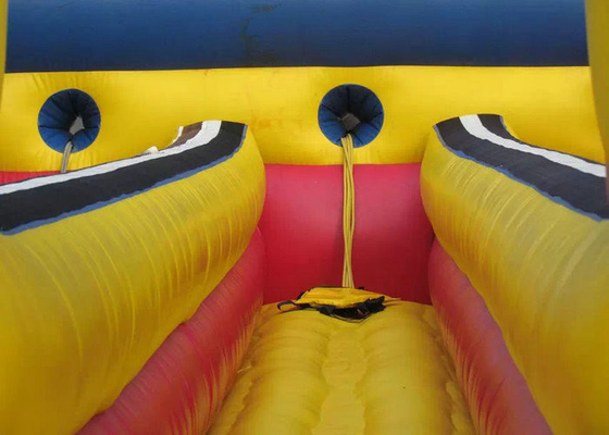 तीन लेन Inflatable स्पोर्ट्स खिलौने बच्चों और वयस्कों के लिए बंगी रन घर्षण प्रतिरोध