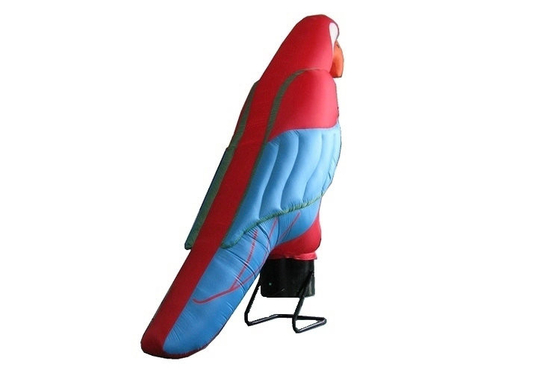 रंगीन तोता Inflatable पवन डांसर, Inflatable प्रोमोशनल उत्पाद टिकाऊ सामग्री