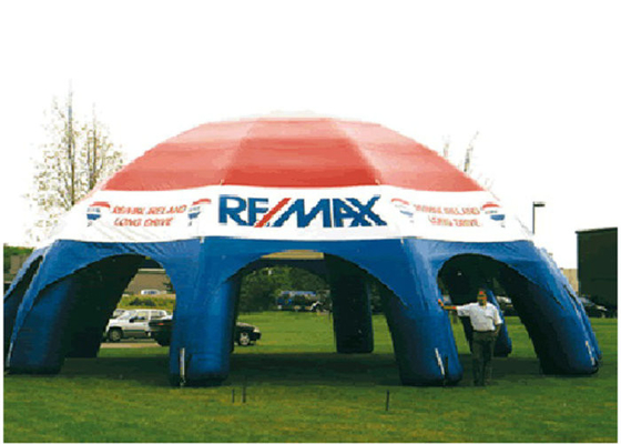 हल्की वजन आउटडोर Inflatable तम्बू मोटा चक्र पुश करने की शक्ति के खिलाफ अंगूठी