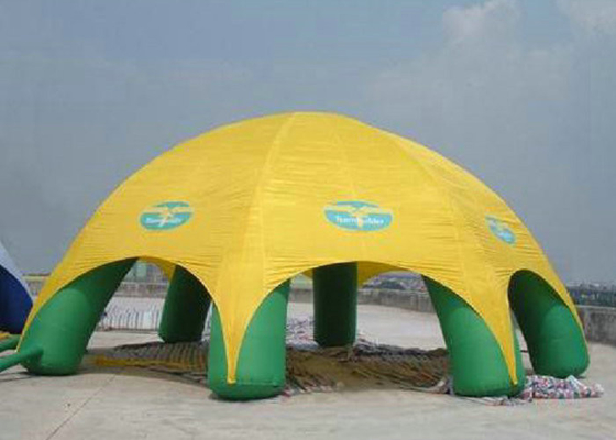 हल्की वजन आउटडोर Inflatable तम्बू मोटा चक्र पुश करने की शक्ति के खिलाफ अंगूठी
