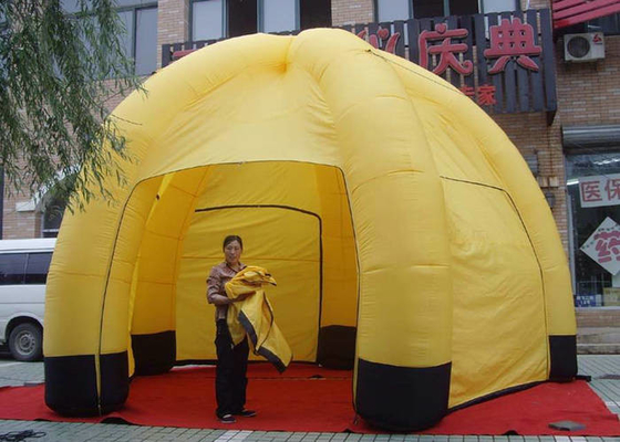 व्यापार लोगो के लिए कस्टम लोगो आउटडोर Inflatable तम्बू पर्यावरण हितैषी