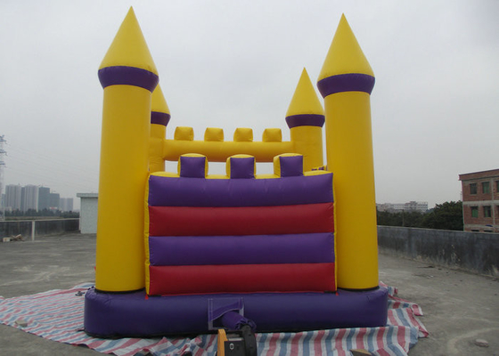 क्लासिक Tarpaulin Inflatable कूदते कैसल, ऊपर उछालभरी कैसल लीक सबूत उड़ा