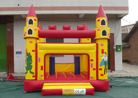 कस्टम मेड पीवीसी Inflatable उछाल वाले कैसल सशक्त थ्रेड के साथ चौगुना सिलाई