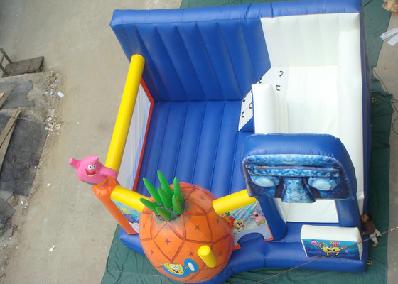 आउटडोर उड़ा ऊपर कूदते कैसल, Inflatable उछाल घर कार्टून सजावट
