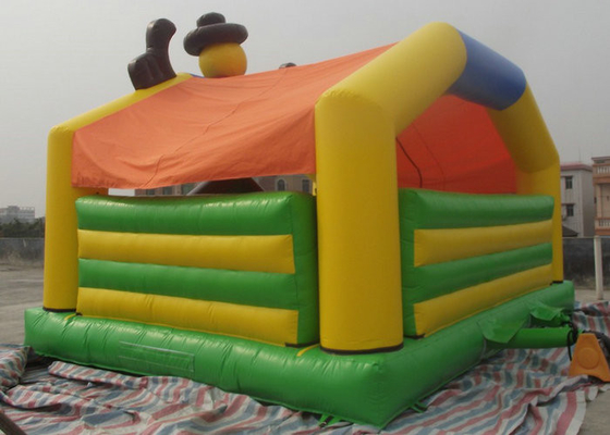 जोकर अक्षर Inflatable उछाल वाले कैसल सुरक्षित प्लेटो पीवीसी तिरपाल BC-011