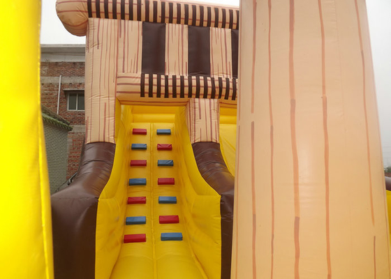 समुद्री डाकू जहाज आकार Inflatable आउटडोर खिलौने चौगुनी सिलाई OEM स्वीकार किए जाते हैं