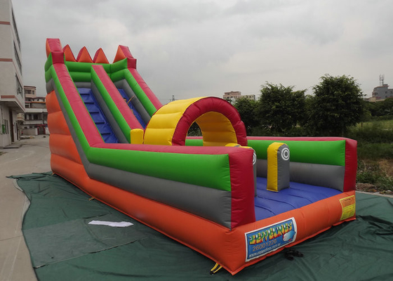 कस्टम लोगो वाणिज्यिक पानी स्लाइड, स्लैड लीड फ्री के साथ Inflatable बाउंसर