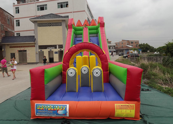 कस्टम लोगो वाणिज्यिक पानी स्लाइड, स्लैड लीड फ्री के साथ Inflatable बाउंसर