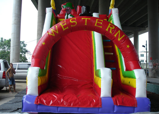 बच्चों के लिए 6mx4m वाणिज्यिक Inflatable स्लाइड उच्च टिकाऊपन पीवीसी सामग्री