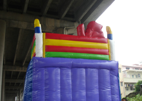 बच्चों के लिए 6mx4m वाणिज्यिक Inflatable स्लाइड उच्च टिकाऊपन पीवीसी सामग्री