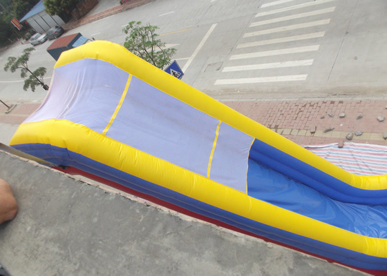 चमकीला मुद्रण बड़े उड़ा ऊपर पानी स्लाइड, Inflatable उछालभरी स्लाइड यूवी सुरक्षात्मक