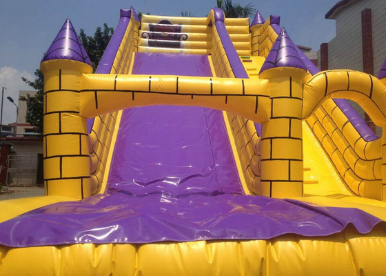 ज्वाला Retardant Inflatable उछालभरी स्लाइड, उड़ा ऊपर स्लिप और स्लाइड टिकाऊ Zippers