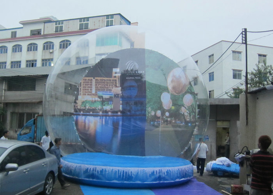 3m - 5m व्यास Inflatable क्रिसमस बर्फ ग्लोब आउटडोर पर्यावरण के अनुकूल