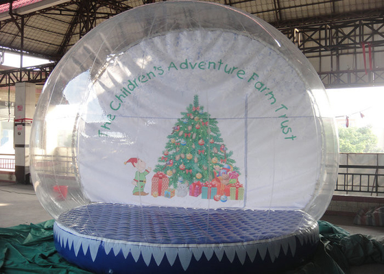 स्वनिर्धारित आउटडोर स्नो ग्लोब सजावट के लिए Inflatable उच्च पारदर्शिता