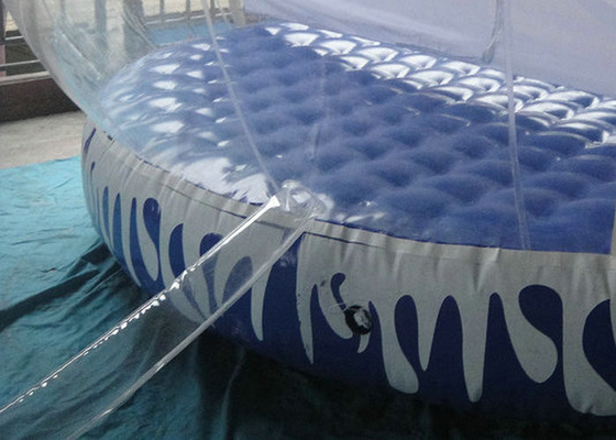 क्रिसमस पृष्ठभूमि Inflatable बर्फ ग्लोब 3m - अवकाश विज्ञापन के लिए 5m व्यास