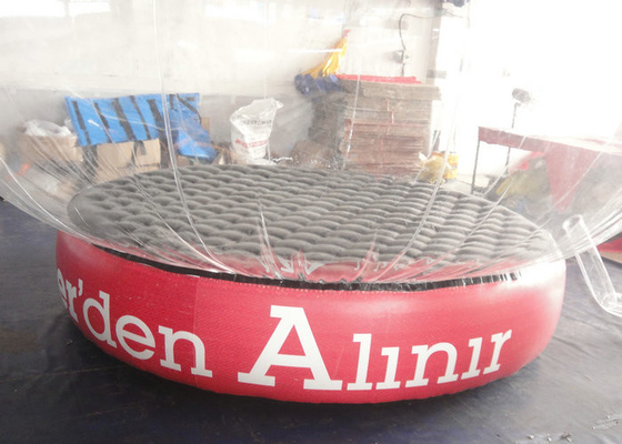 परिवर्तनीय रंग Inflatable बर्फ ग्लोब पारदर्शी उपस्थिति सीई स्वीकृत