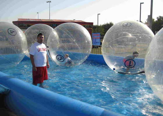 चलने योग्य Inflatable मानव जल बॉल प्लेटो तिरपाल आउटडोअर झोबिंग बॉल