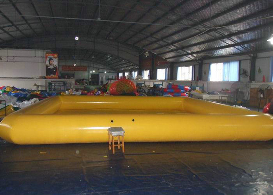 पानी बॉल खेलने के लिए अनुकूलित Inflatable स्विमिंग पूल 10mx6m उच्च टिकाऊपन