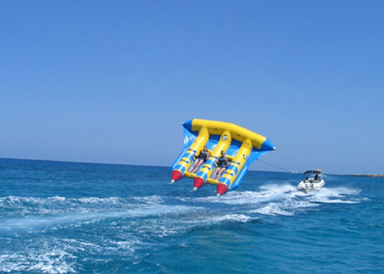 प्लेटो पीवीसी Inflatable जल खिलौने डबल परतें सामग्री फ्लाई मत्स्य पालन नौकाओं