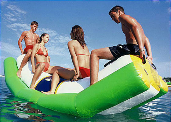 पीवीसी तिरपाल Inflatable जल खिलौने मनोरंजन पार्क के लिए Seesaw पूल फ्लोट
