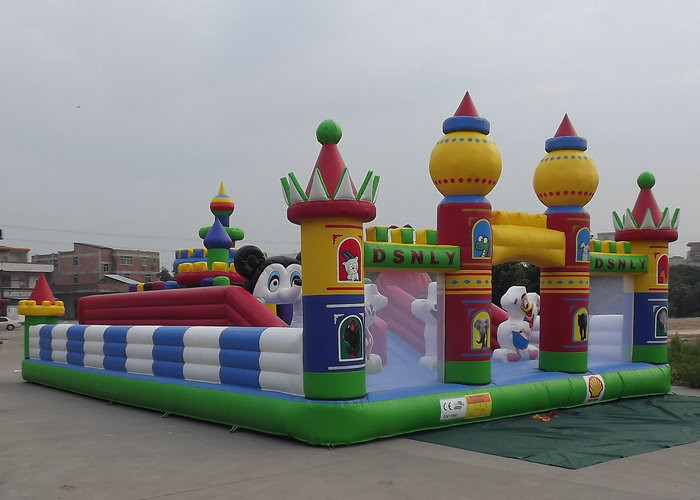 अद्भुत Inflatable मनोरंजन पार्क बड़े आकार / अंतरिक्ष बचत संग्रहण CE स्वीकृत