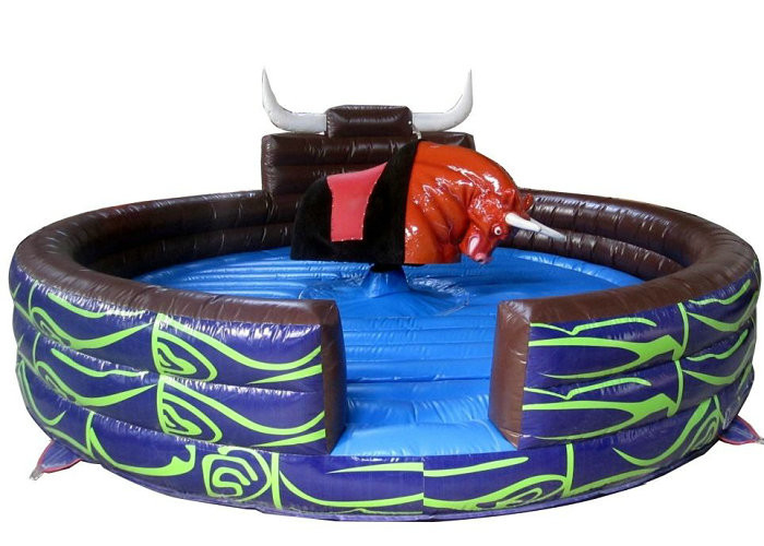 2 साल की वारंटी Inflatable राइडिंग एरिना, अस्तबल बुल सवारी मशीन के साथ Inflatable खेल खेल